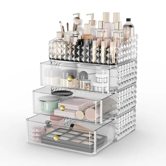 Stackable Cosmetics Storage and Organizer