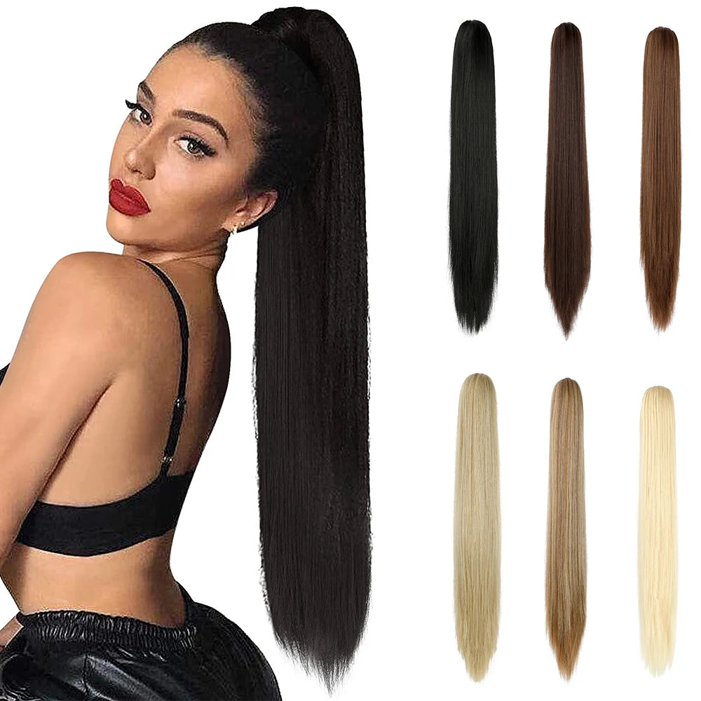 21 Inch Straight Ponytail Extensions