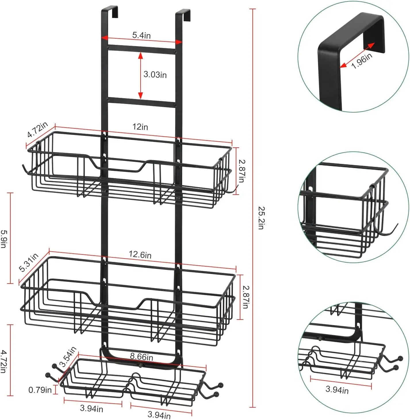 Over the Door Shower Caddy