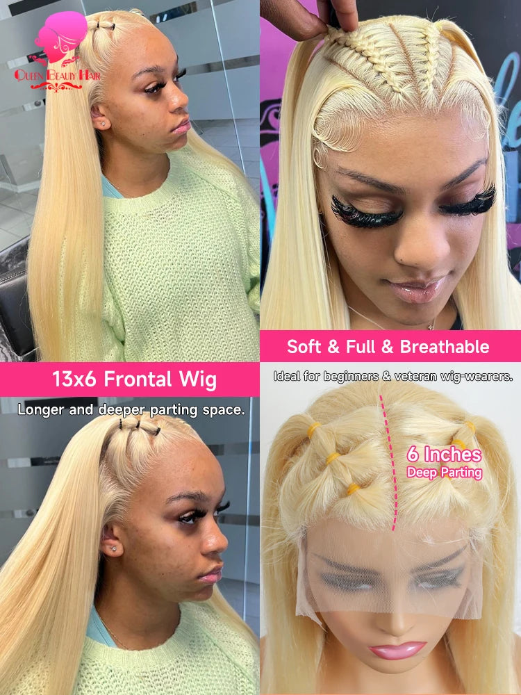 360 Full Lace Blonde Wig