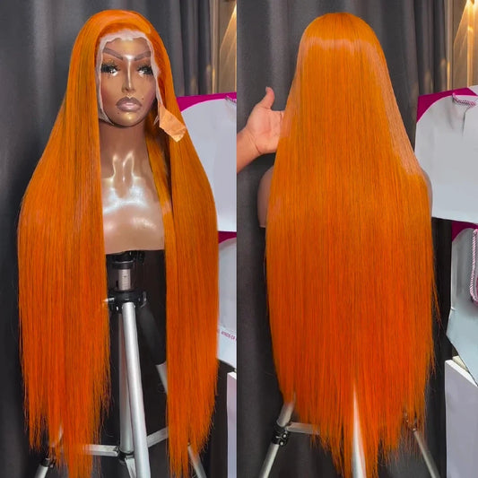 Orange Ginger 13x6 Hd Lace Front Wig