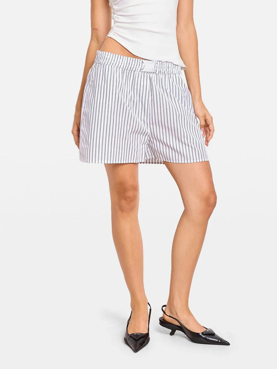 Striped Pajama Shorts