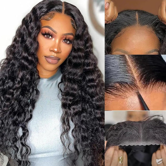 Glueless 5x5 Ready to Wear Deep Wave Wig