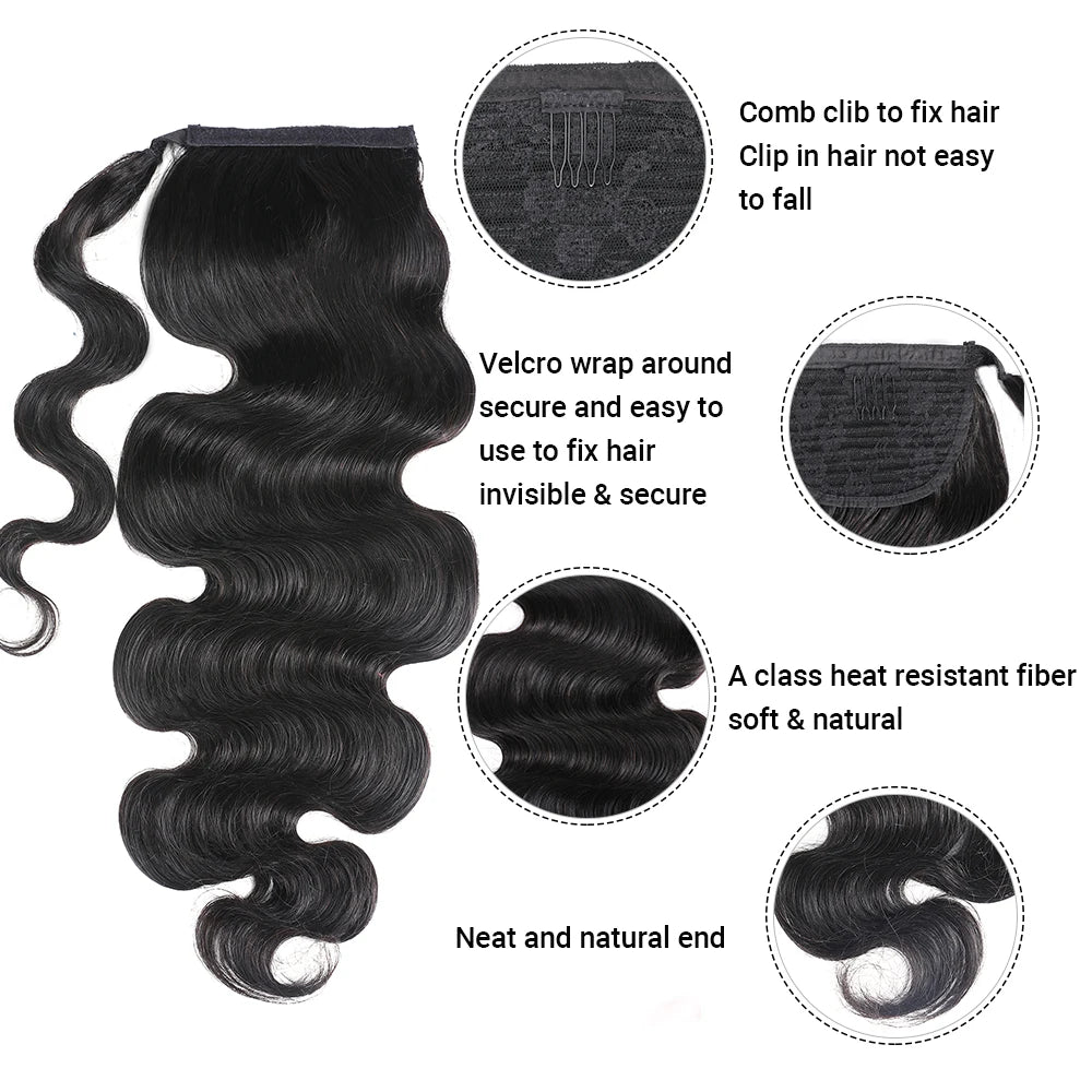 Wrap Around Ponytail Hair Bundles