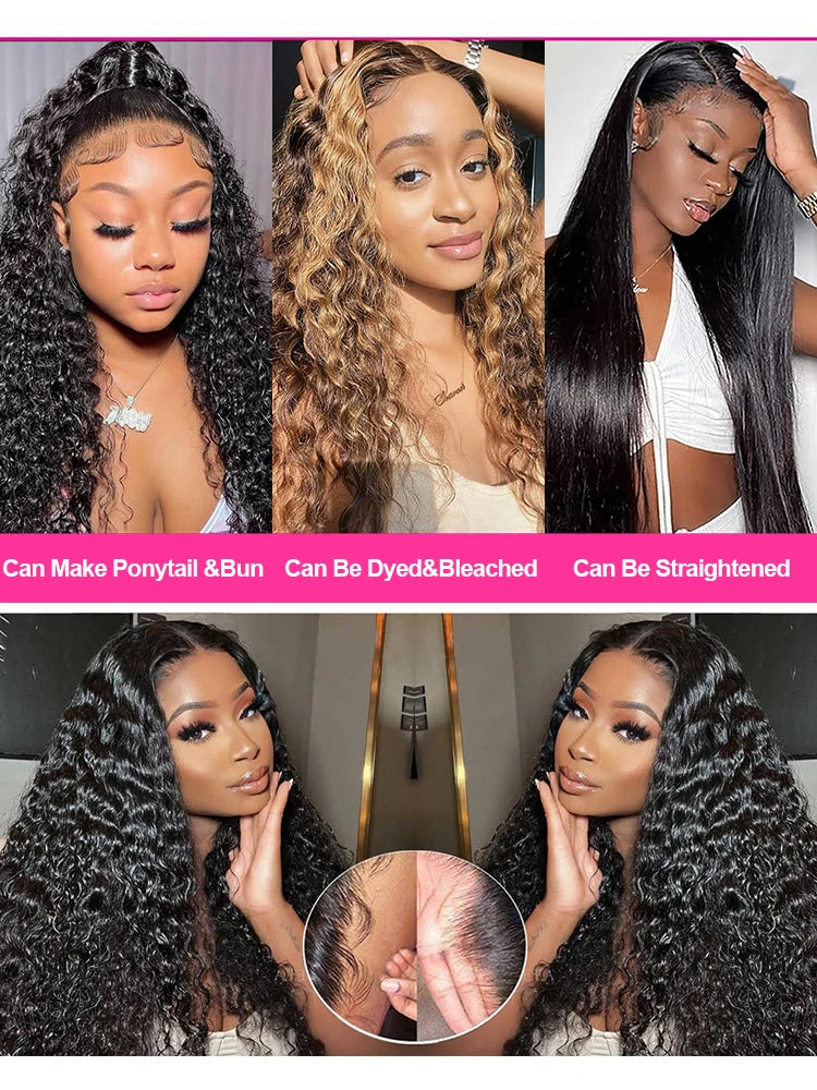 Deep Wave Lace Front Wig