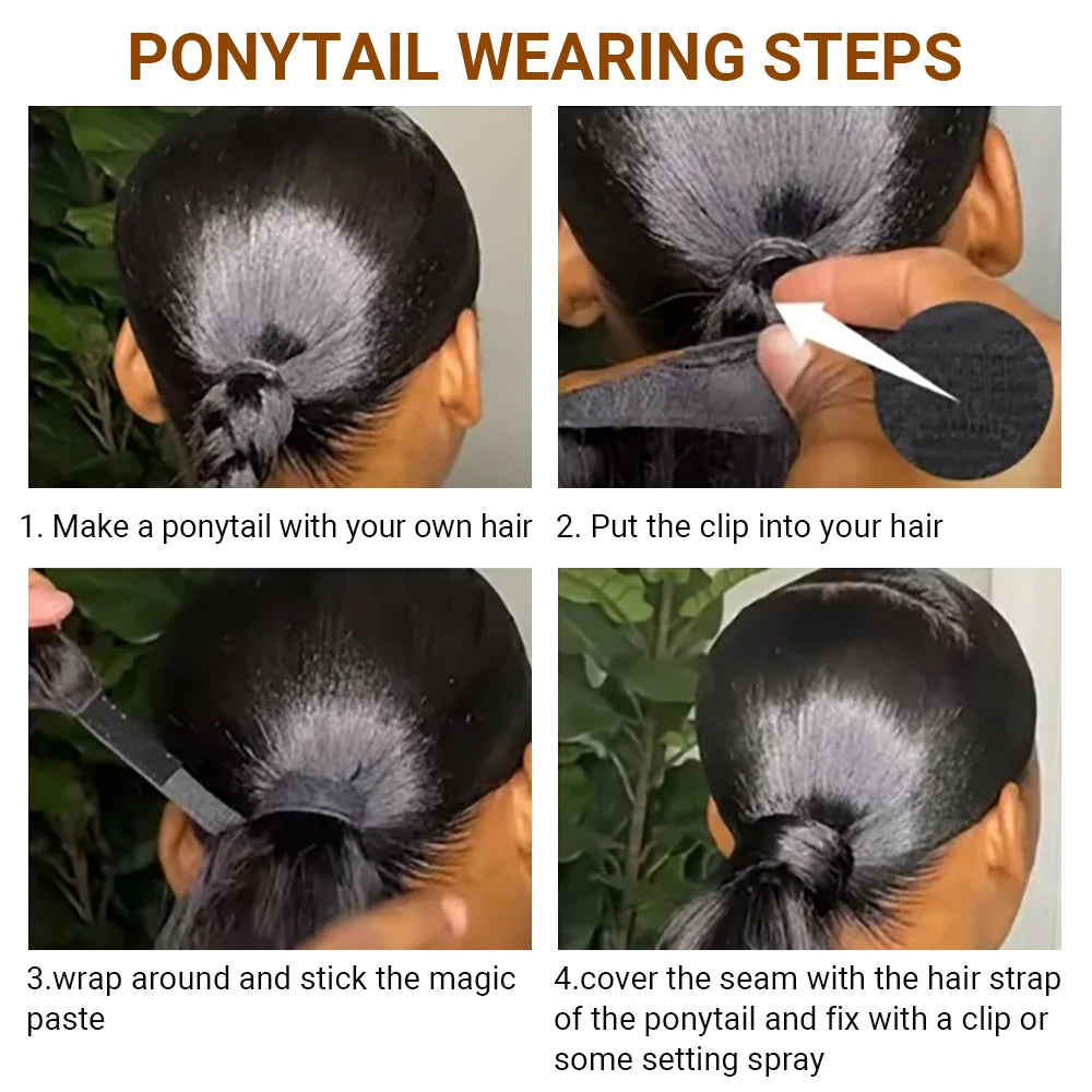 Wrap Around Ponytail Hair Bundles