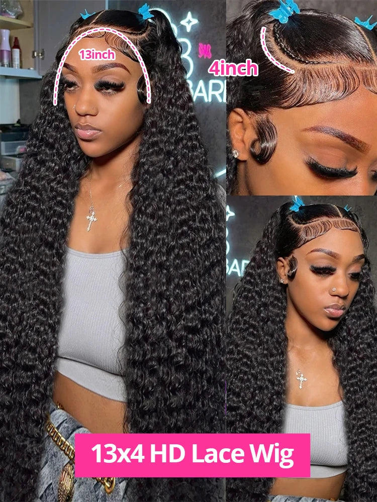 Deep Wave Lace Front Wig