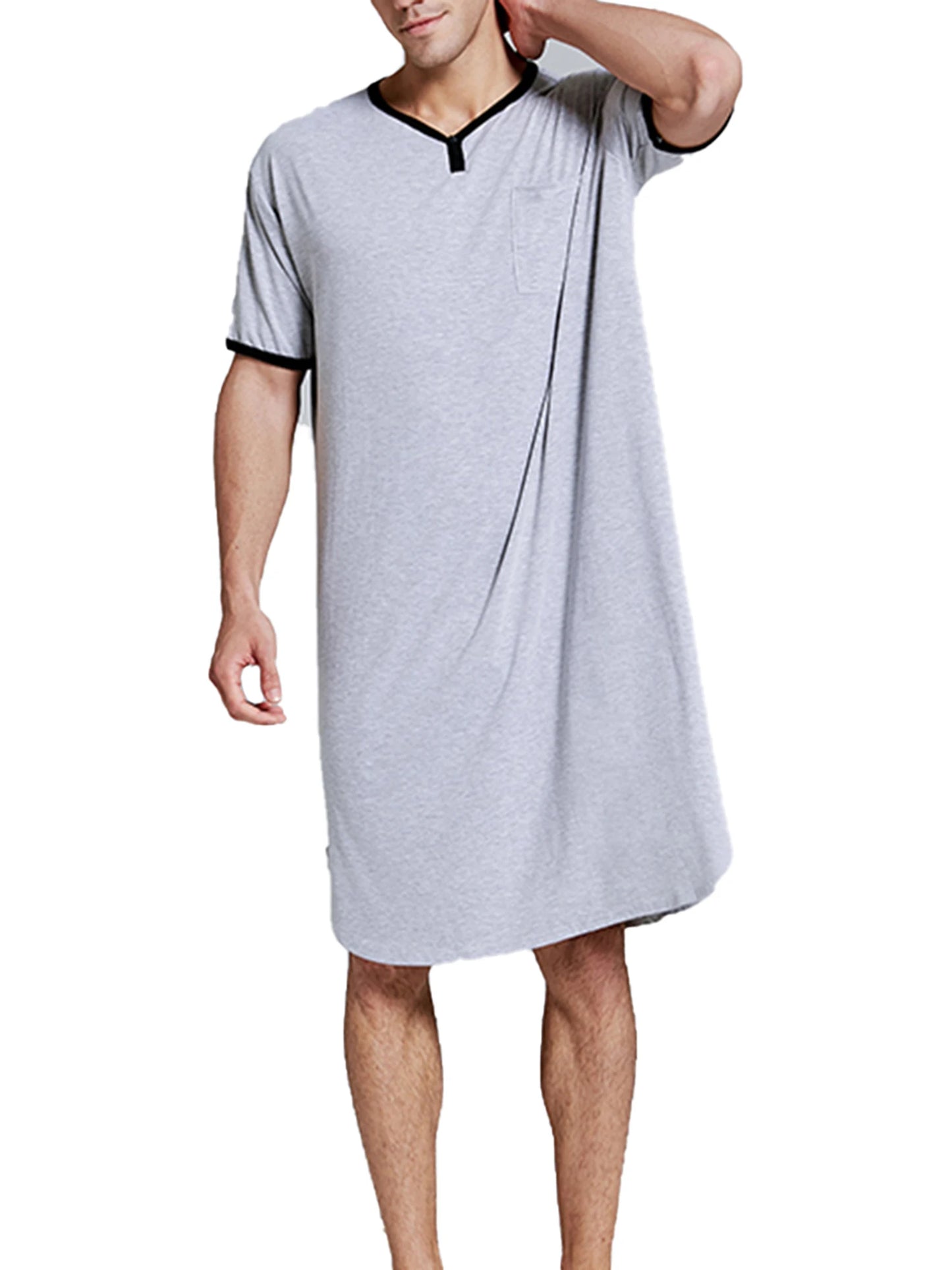 OversizedPaja V-neck Nightshirt