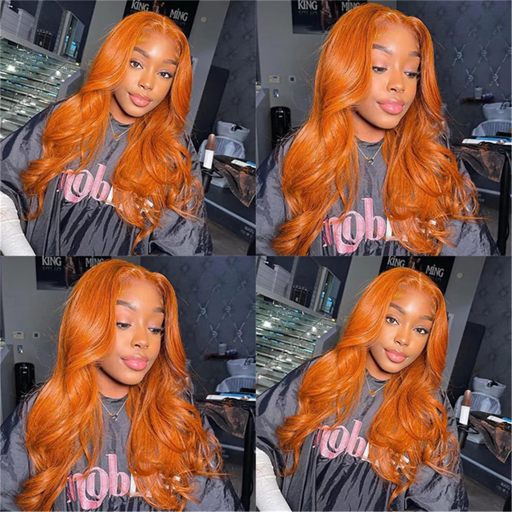 Orange Ginger Lace Front Wig