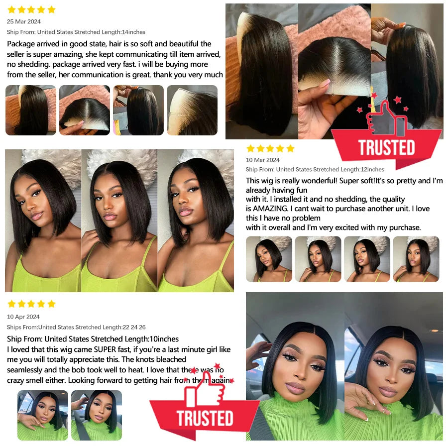 Glueless Bob Wig