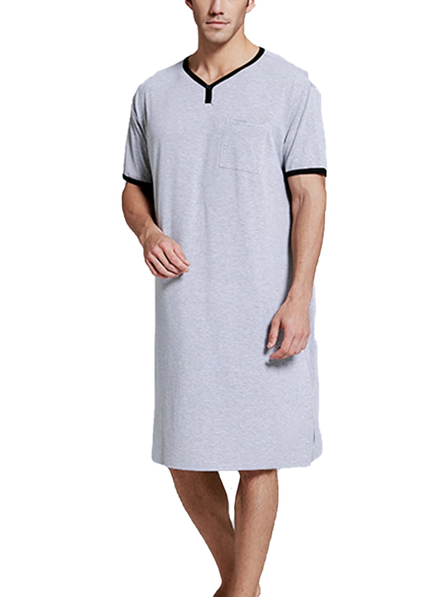 OversizedPaja V-neck Nightshirt