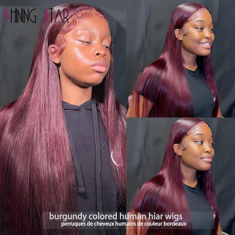 Peruvian Burgundy 13×6 Lace Front Wig