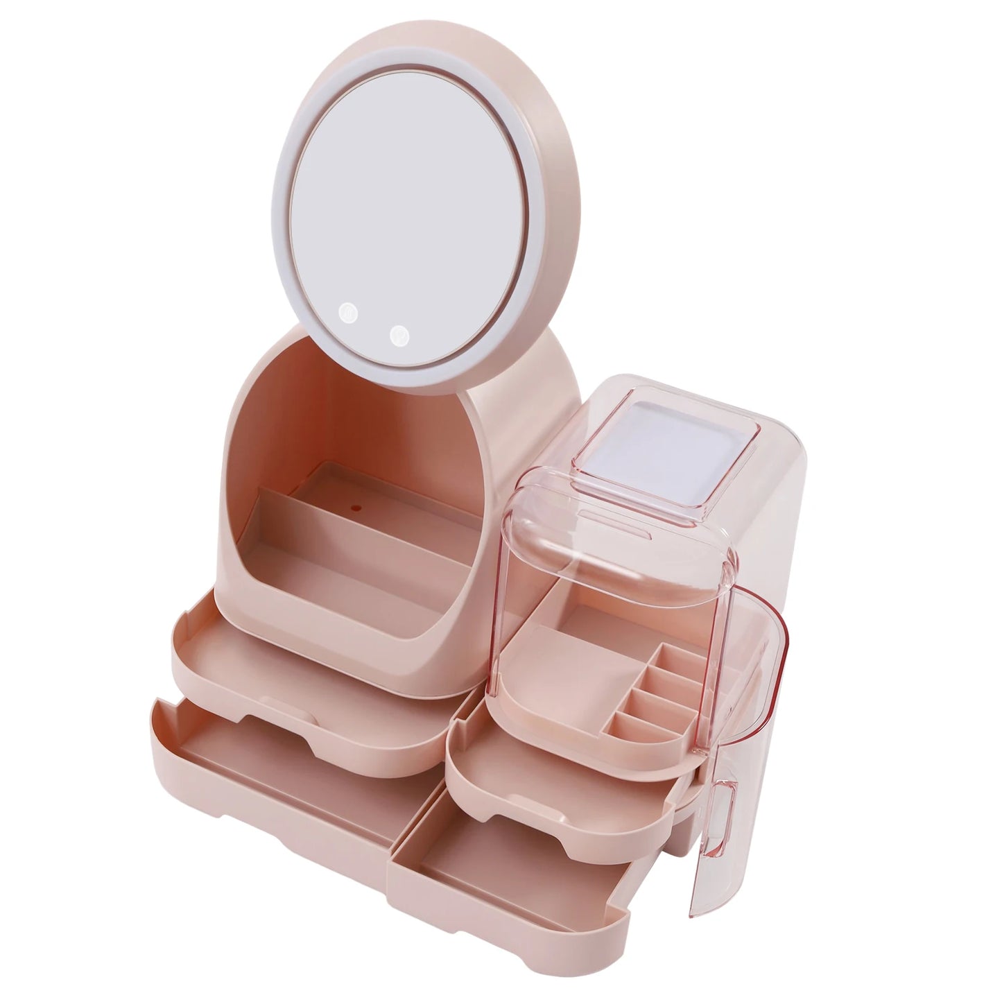 Makeup Organizer with Mirror