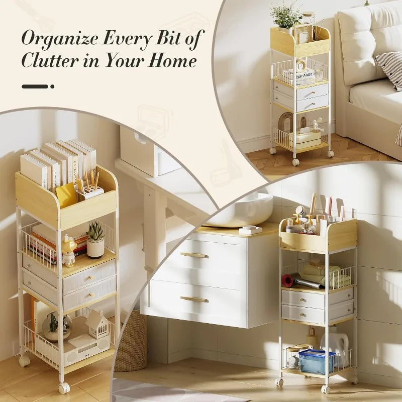 Bathroom Organizer Cart