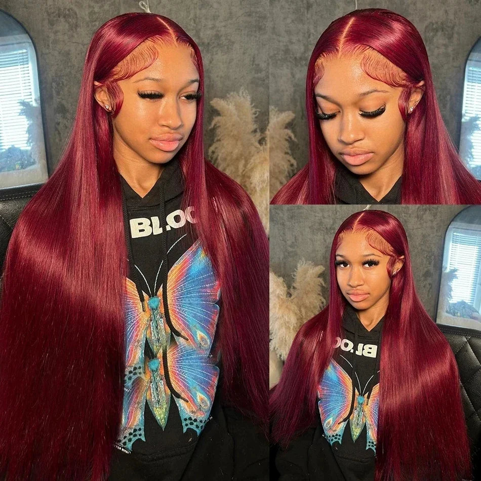 Burgundy 13x6 Lace Front Wig