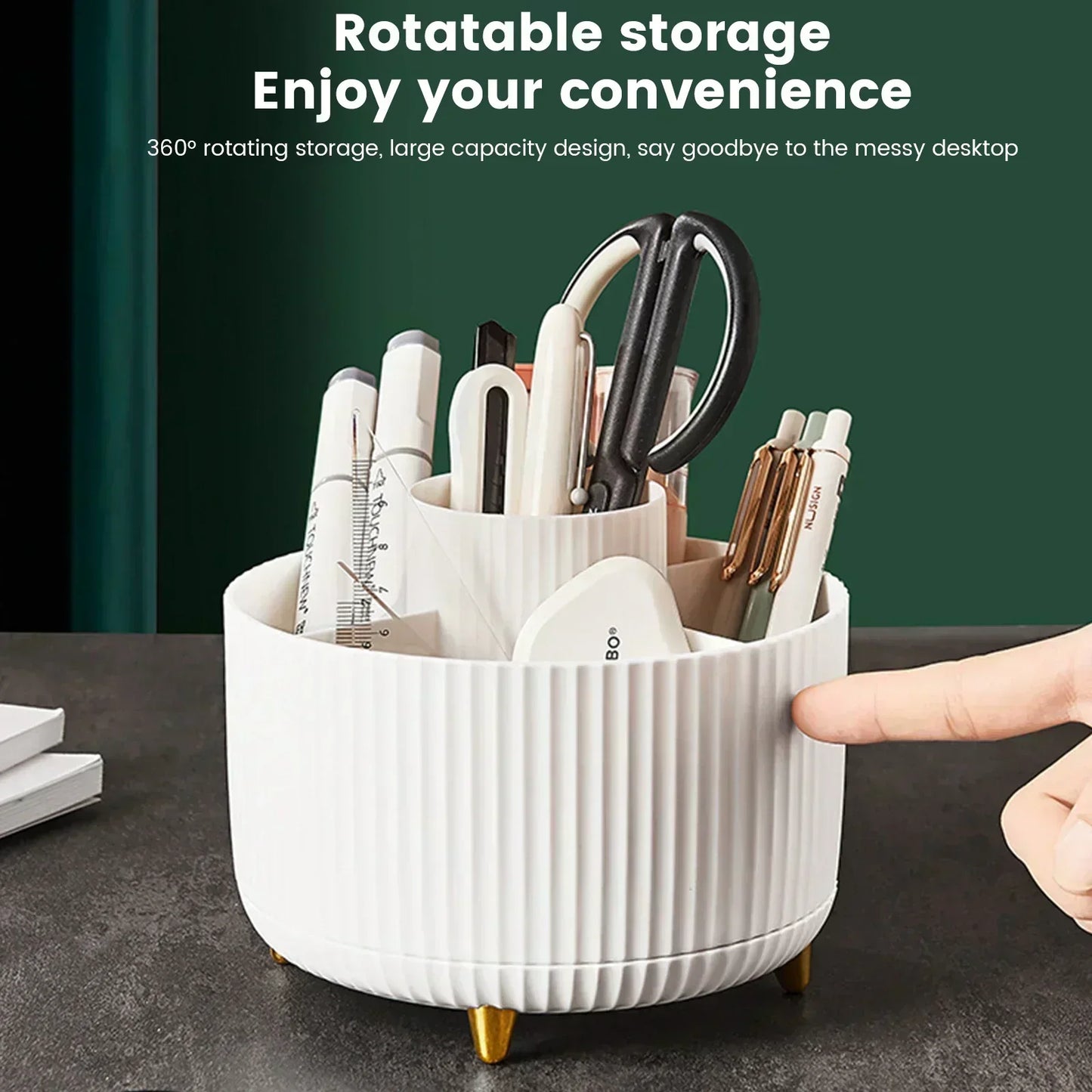 360° Rotating Makeup Organizer