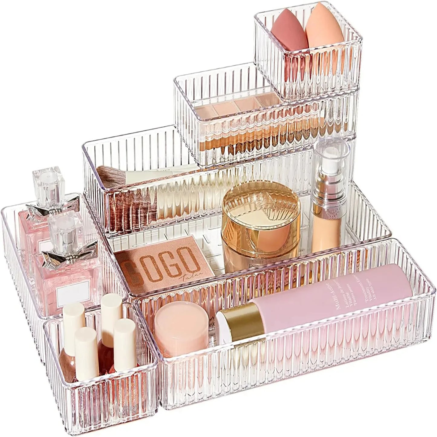 Transparent 7PCS Organizers Set