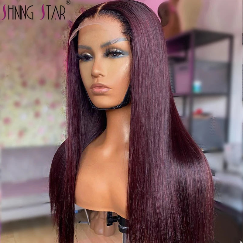 Peruvian Burgundy 13×6 Lace Front Wig