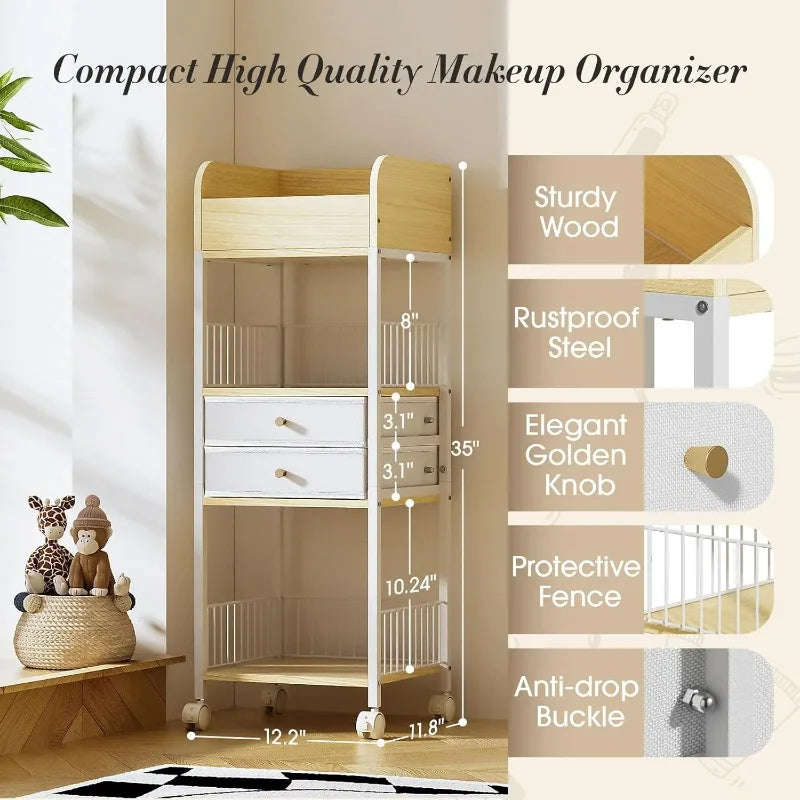 Bathroom Organizer Cart