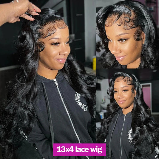 Body Wave Transparent Lace Front Wig