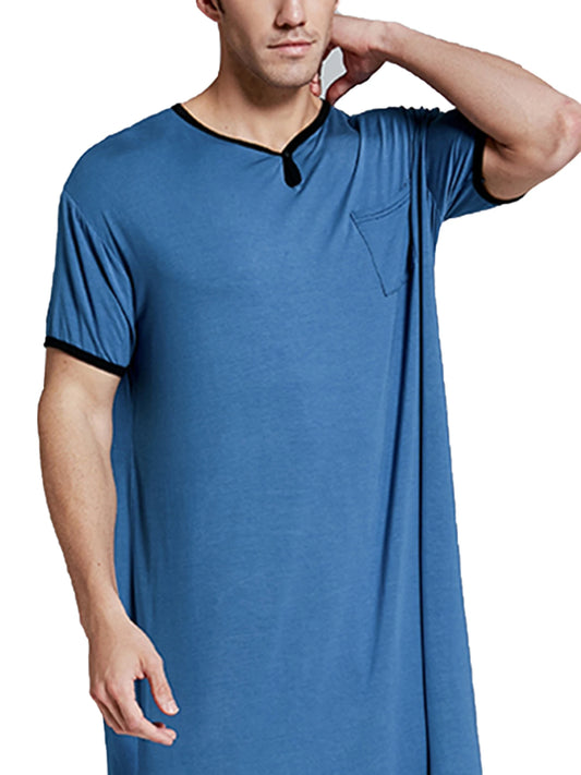 OversizedPaja V-neck Nightshirt