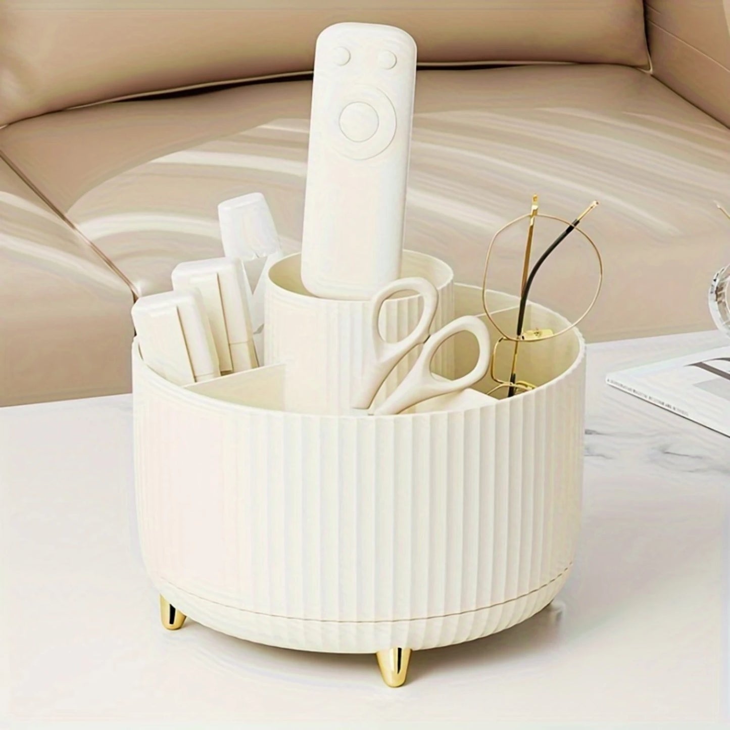 Rotating Makeup & Brush Holder