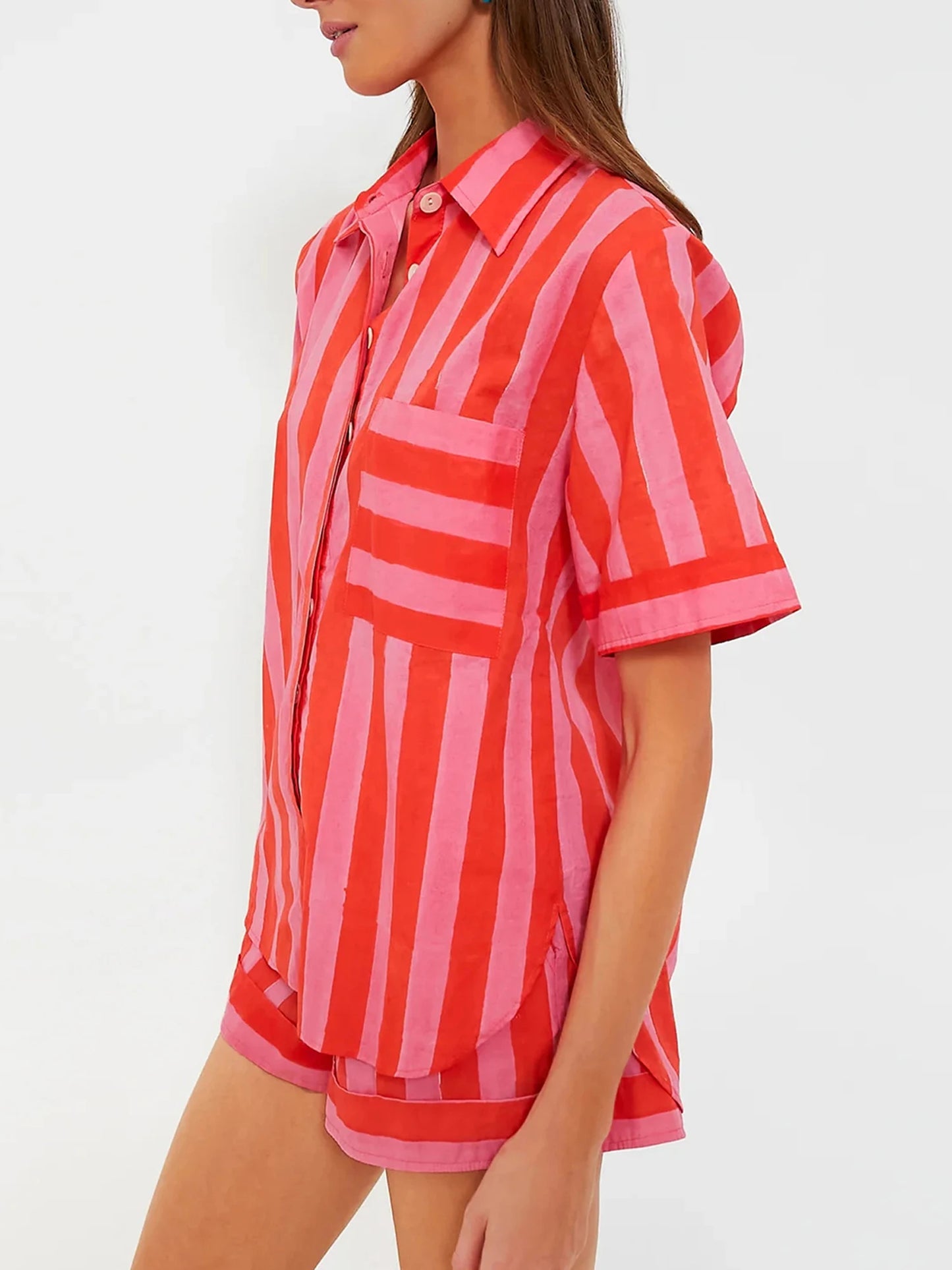 Striped Pajama Set